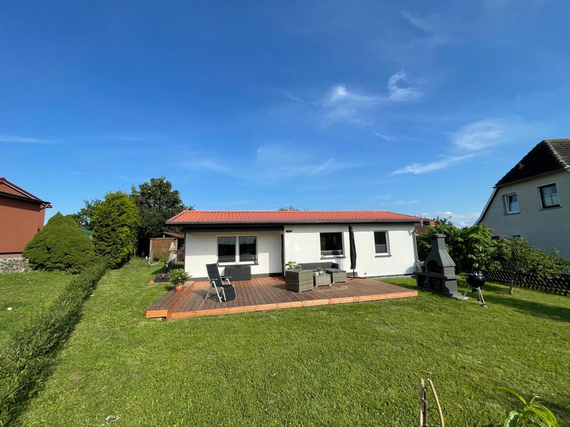 Bungalow Am Wreecher See Putbus Esterno foto