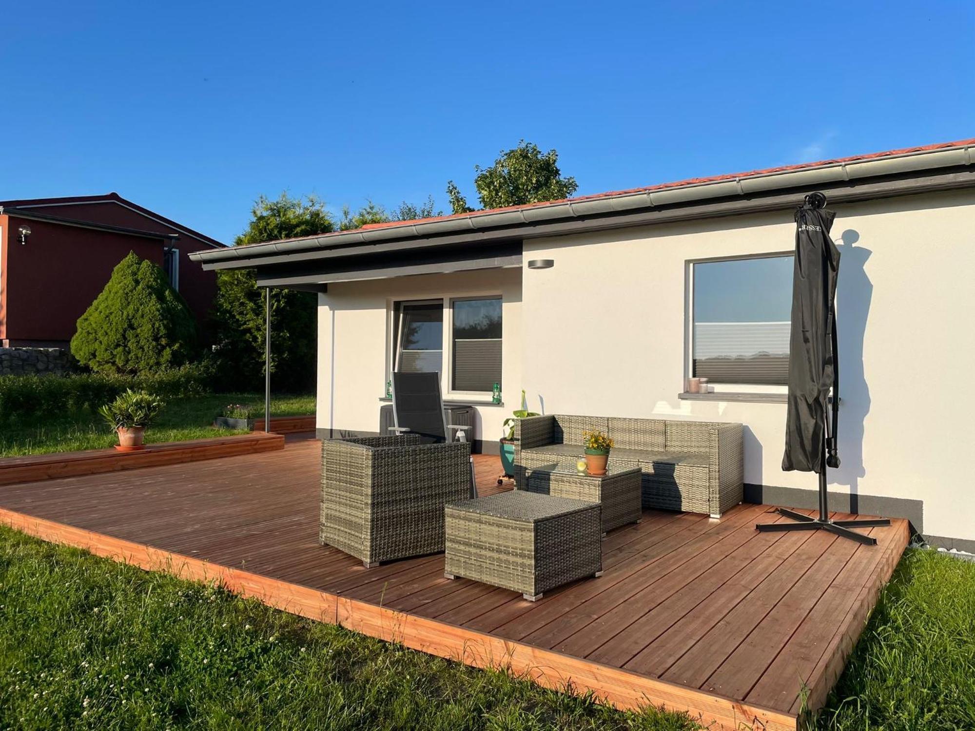 Bungalow Am Wreecher See Putbus Esterno foto